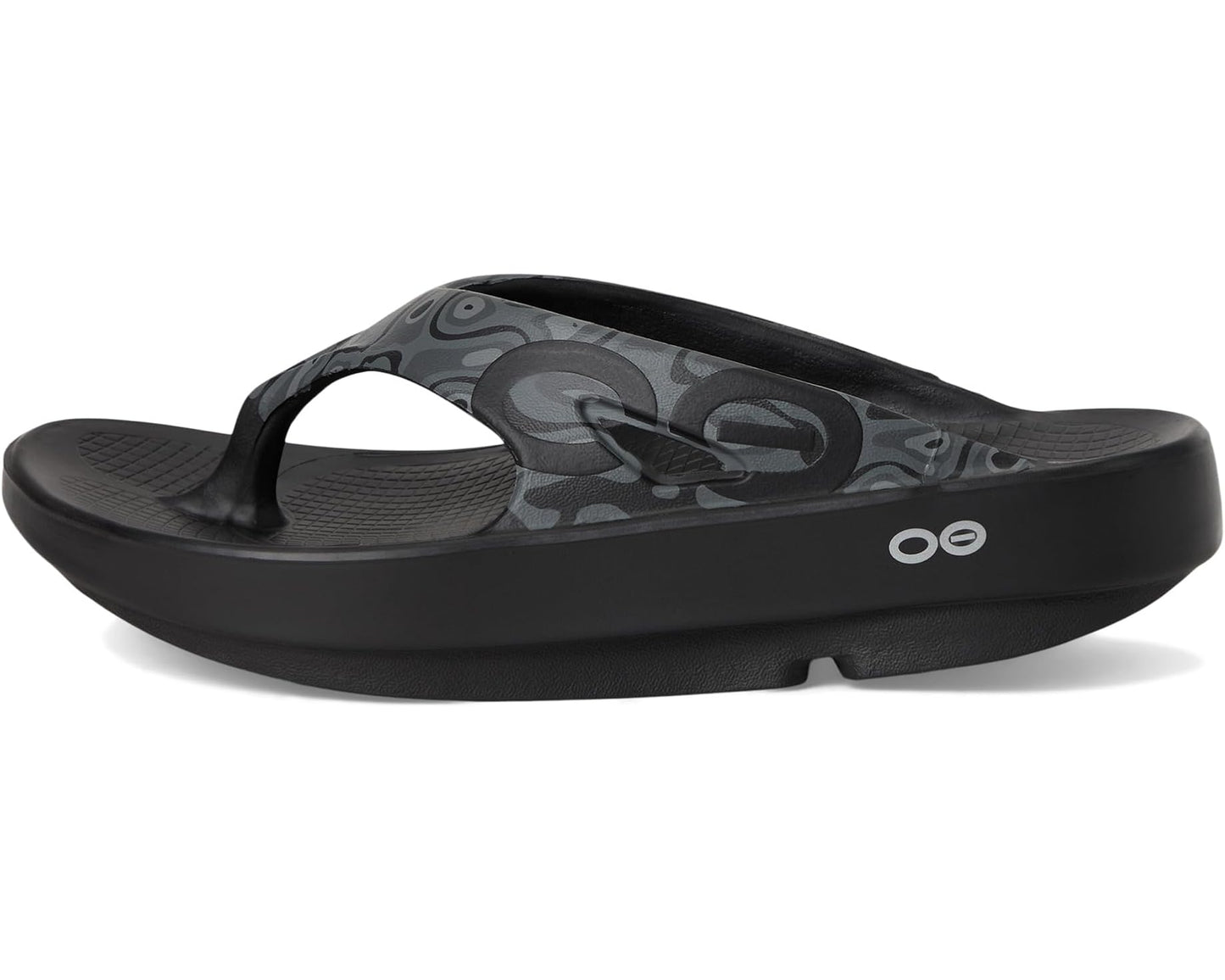 Unisex OOFOS Ooriginal Sport Thong Black Water Camo