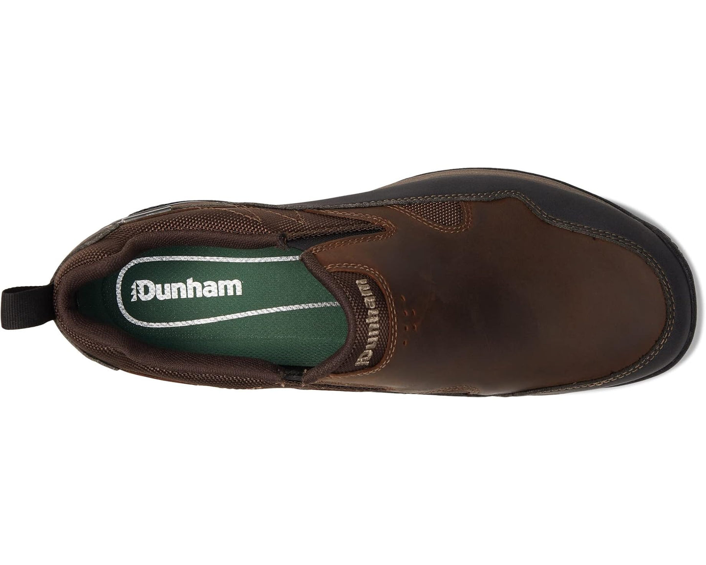 Men's Dunham Cloud Plus Waterproof Slip-On Brown Leather