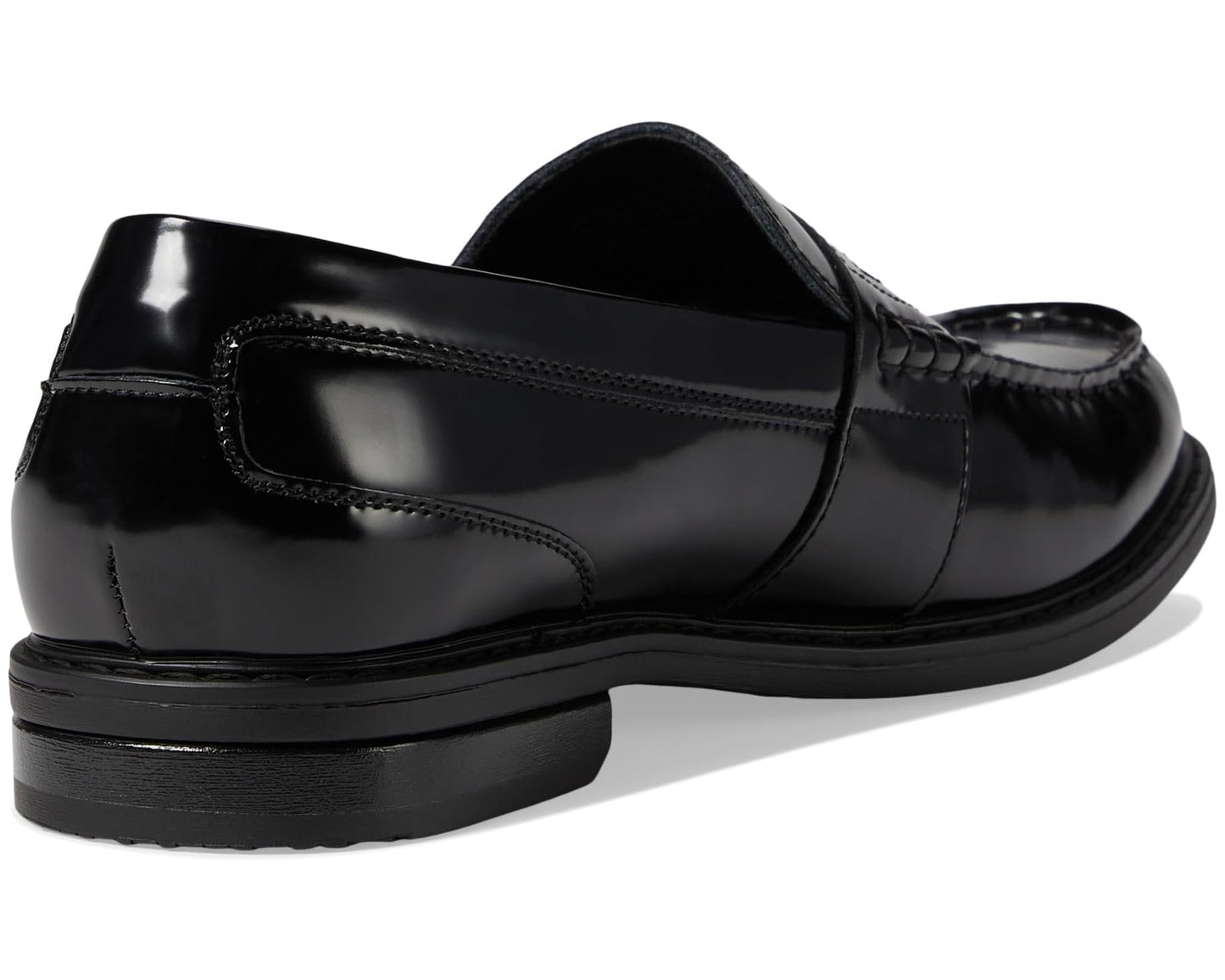 Men's Nunn Bush Lincoln Penny Loafer Black Polished
