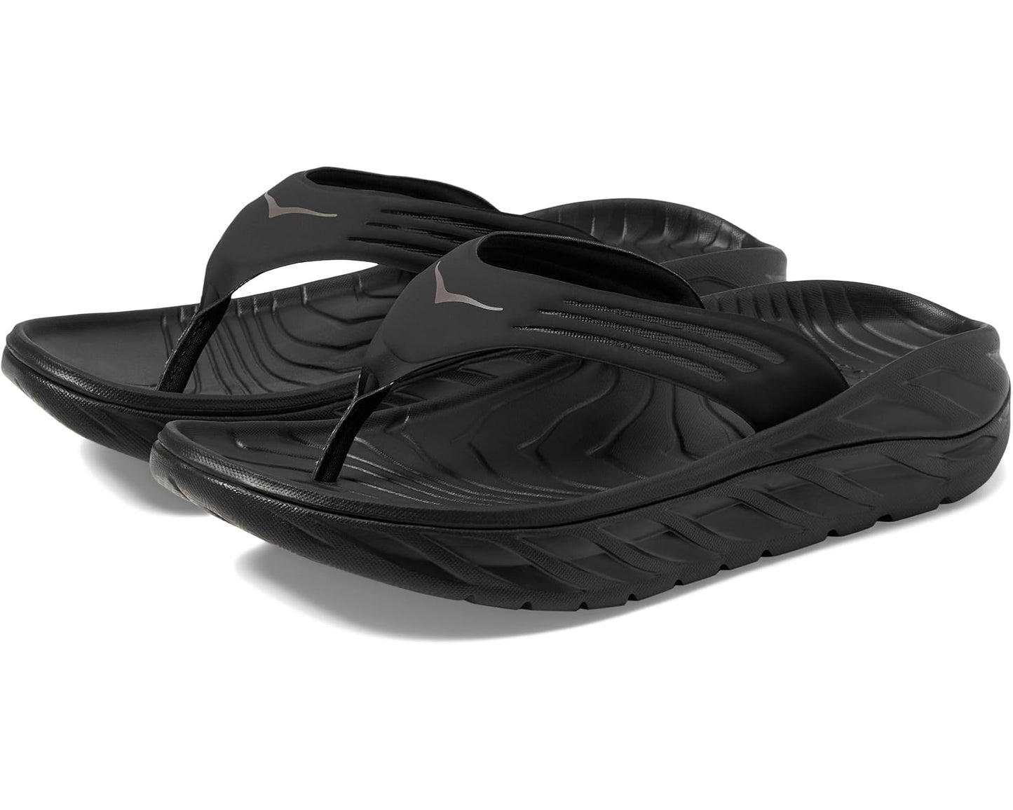 Men's Hoka Ora Recovery Flip Black/Dark Gull Gray