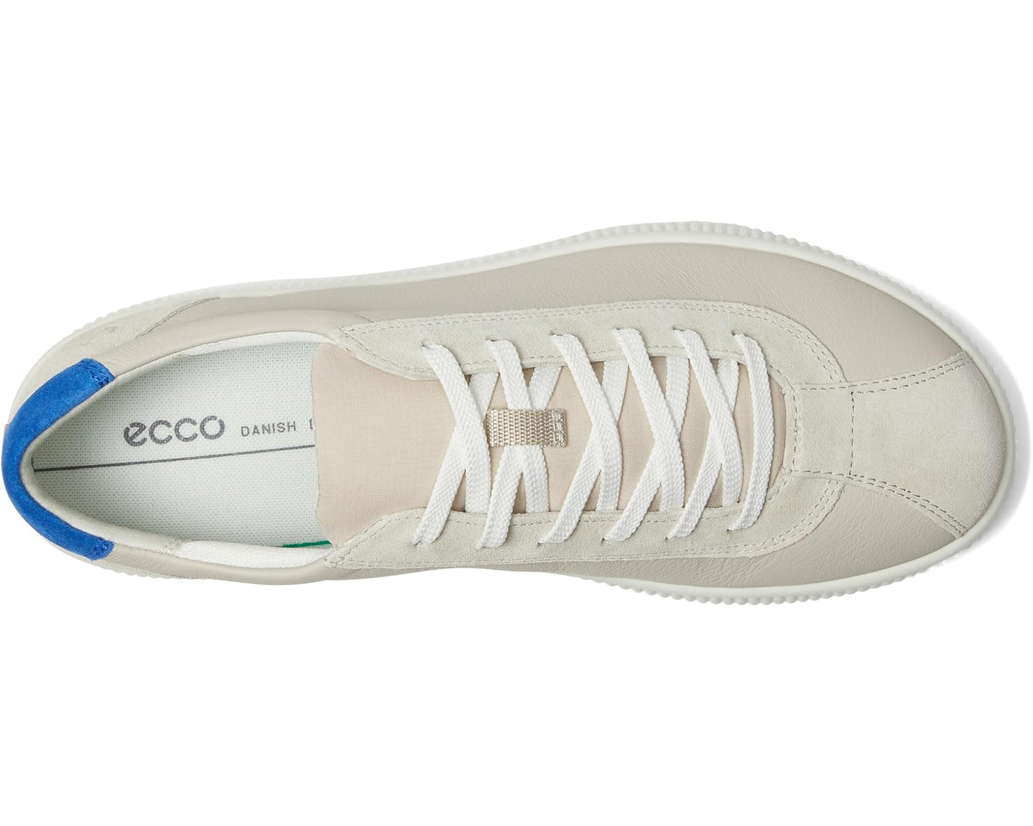 Men's ECCO Soft Zero Lace Up Sneaker Gravel
