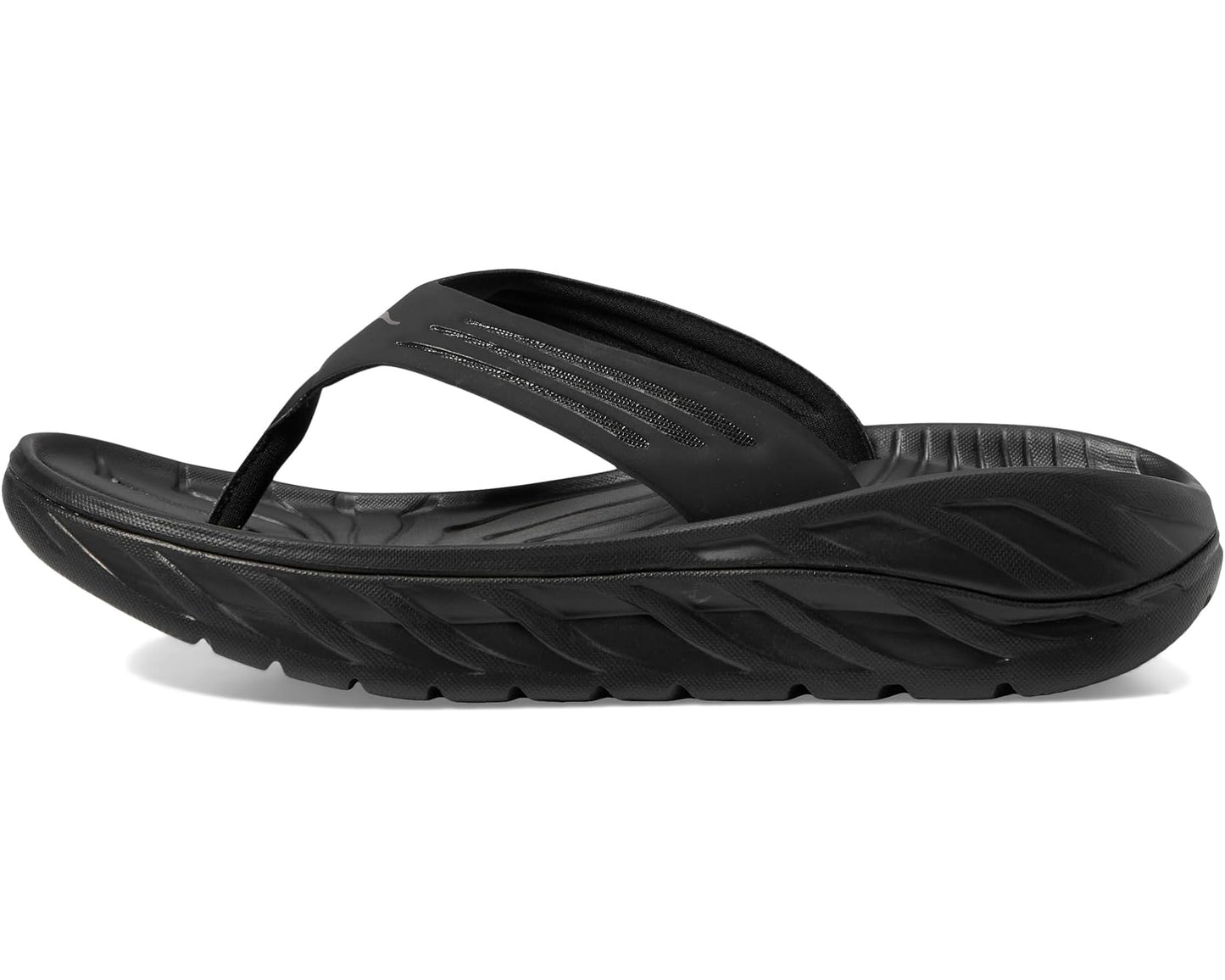 Men's Hoka Ora Recovery Flip Black/Dark Gull Gray