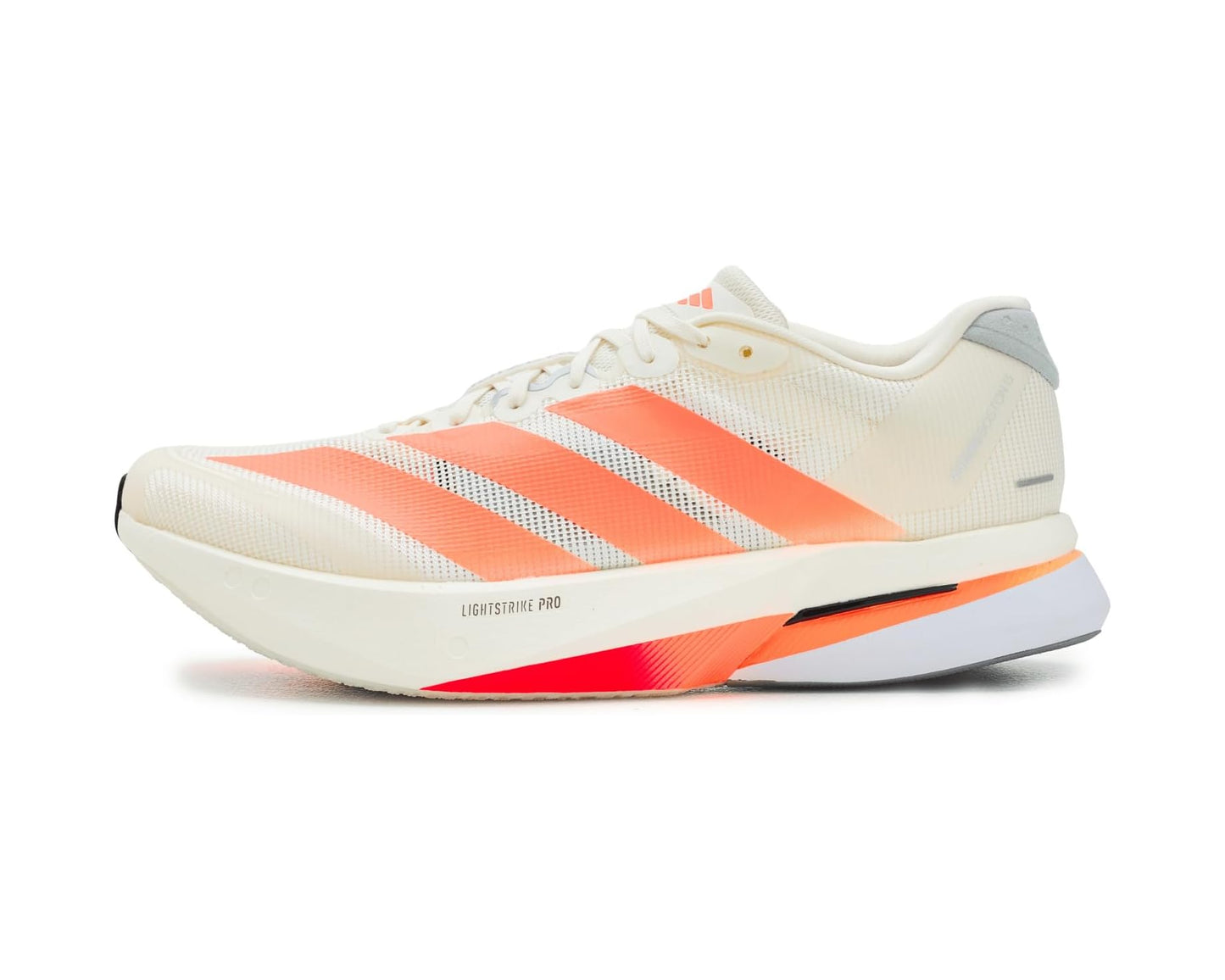 Men's adidas Adizero Boston 13 Running Shoes Off-White/Grey