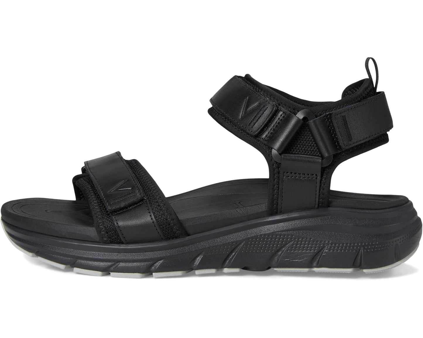 Men's VIONIC Walk Max Wanderer Walking Sandals Black Nappa