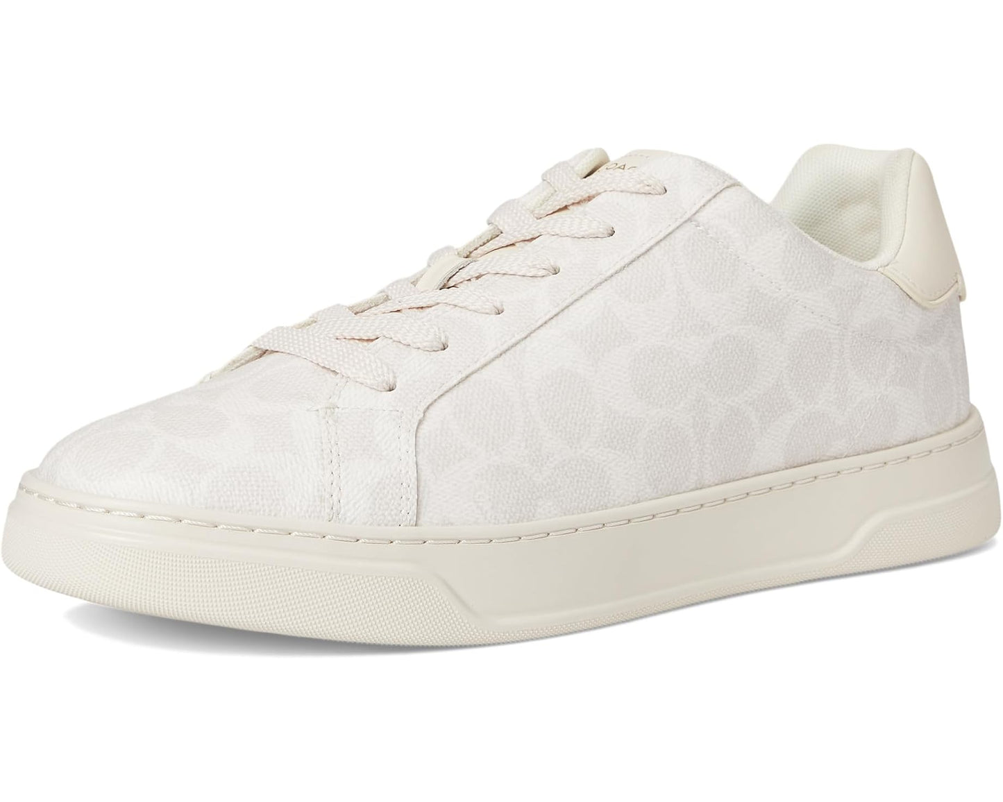 Men's COACH High Line Sneaker In Signature Canvas Off White