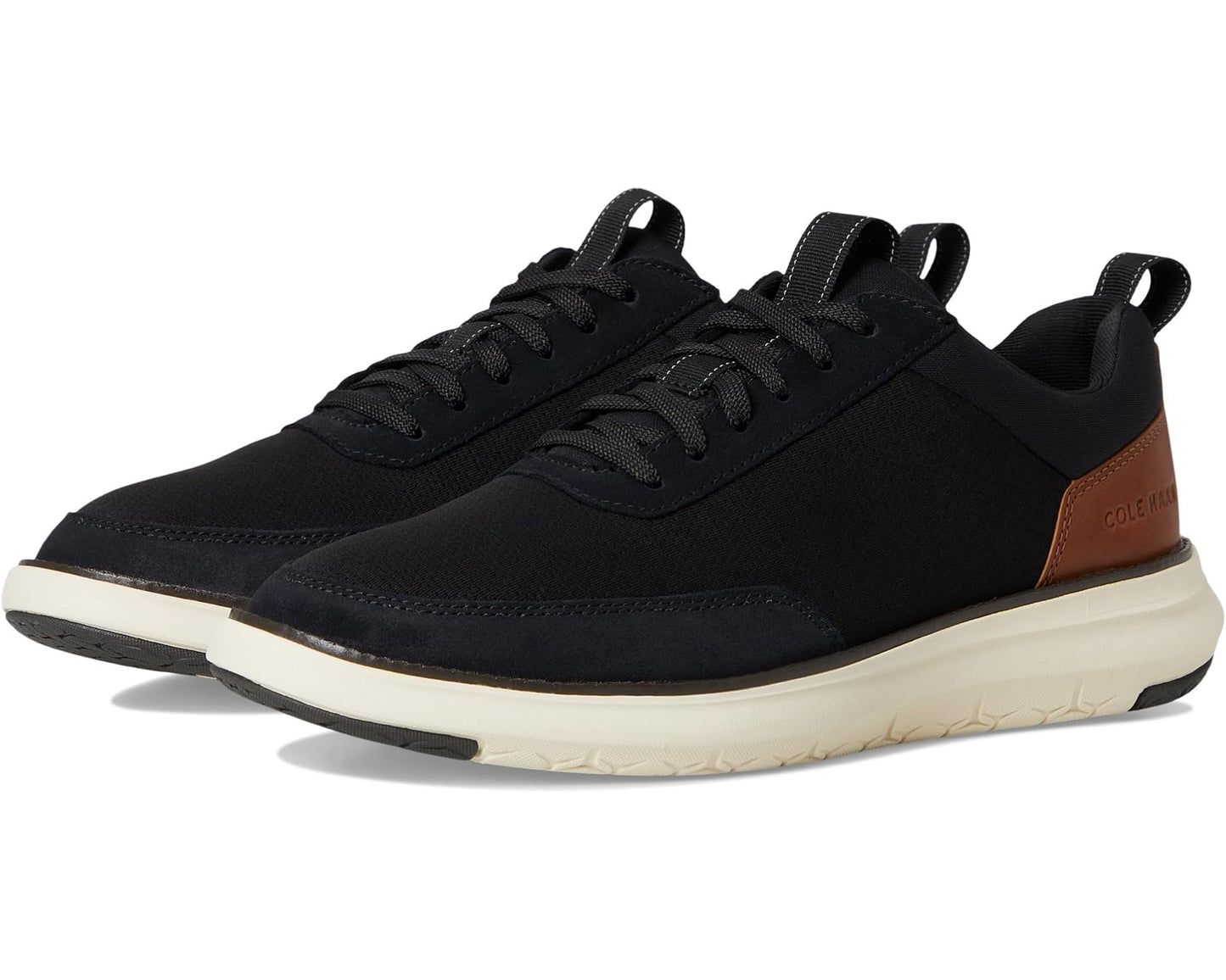Men's Cole Haan Grand Remix Sneakers Black/British Tan/Ivory