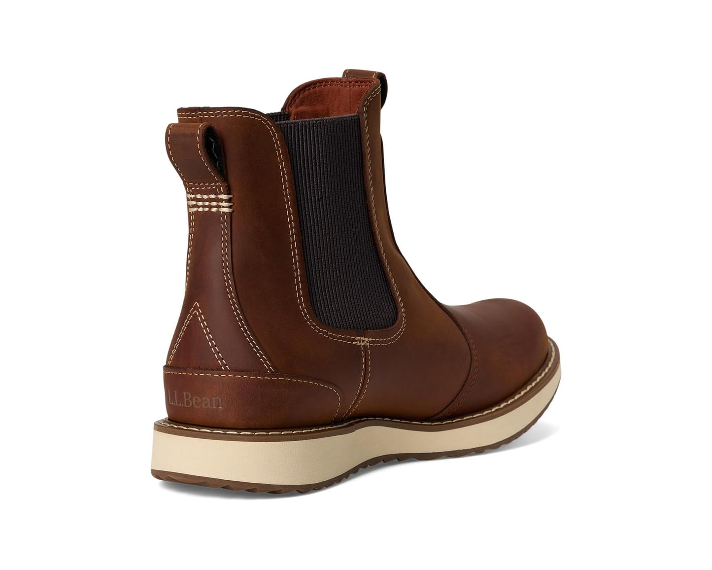 Men's L.L.Bean Stonington Chelsea Boots Leather Oakwood 1