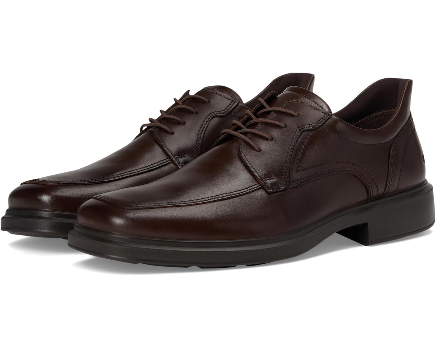 Men's ECCO Helsinki 2.0 Easy Slip Apron Toe Tie Oxford Potting Soil