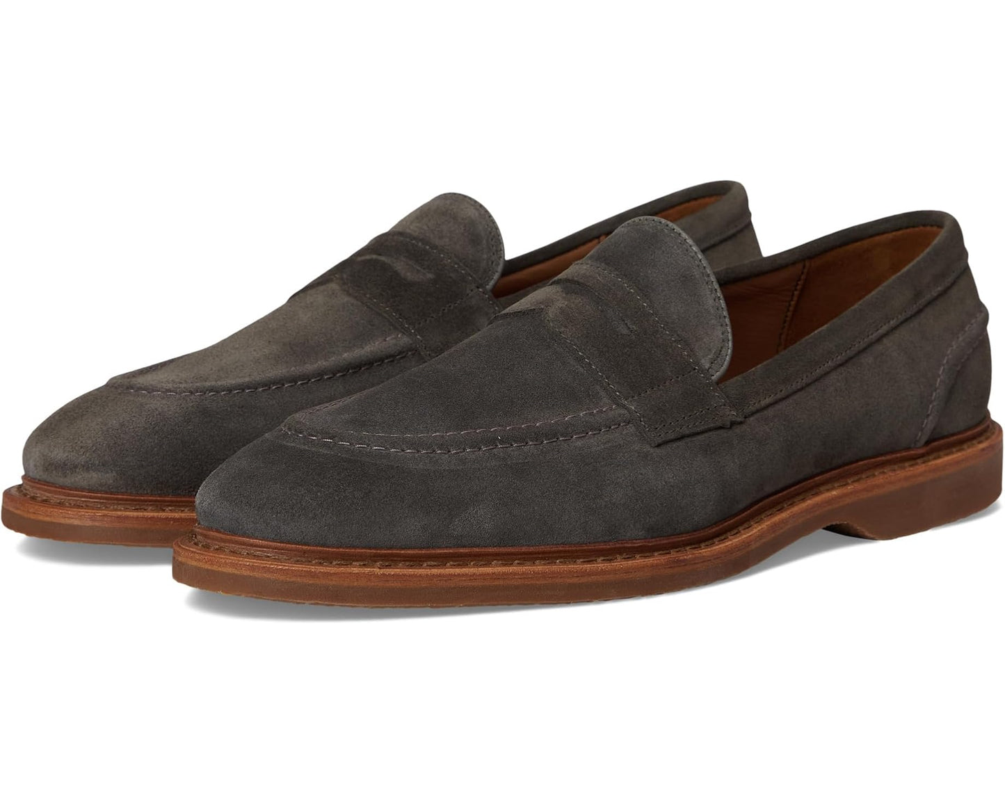 Men's Allen Edmonds Rand Verse Loafer/Moc Shoes Dark Grey
