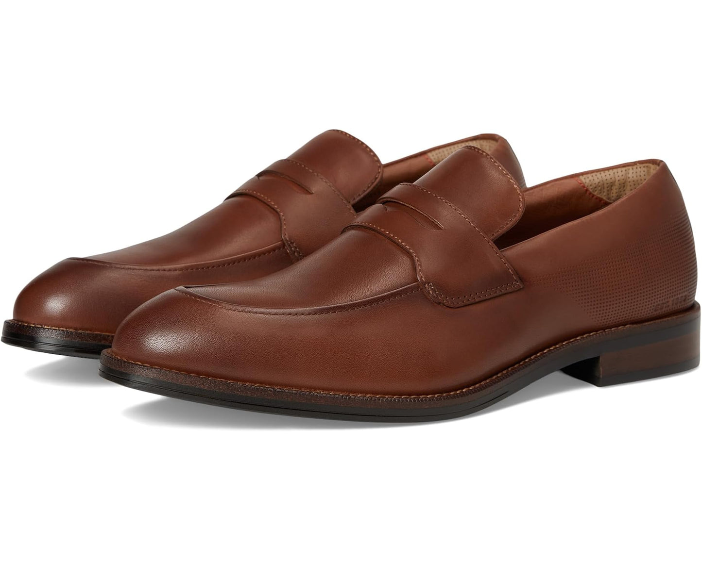 Men's Johnston & Murphy Xc Copley Penny Cognac Waterproof Full Grain