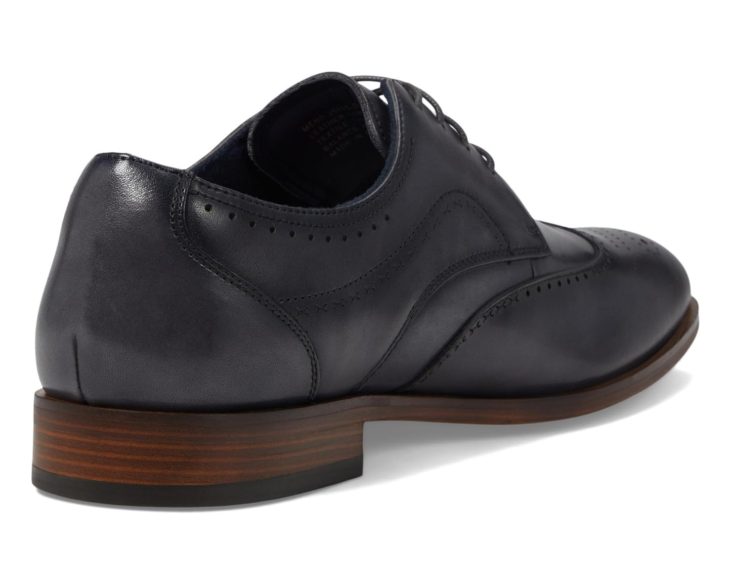 Men's Stacy Adams Brayden Wing Tip Lace-Up Gray