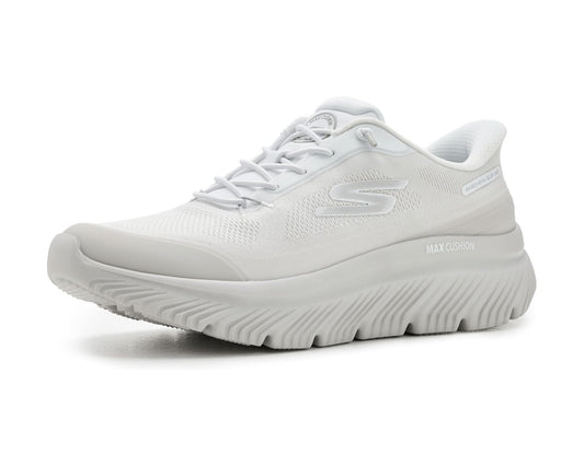 Men's SKECHERS Performance Go Walk Max Cushioning Hyper Burst Zoltar Hands Free Slip-in White/Gray