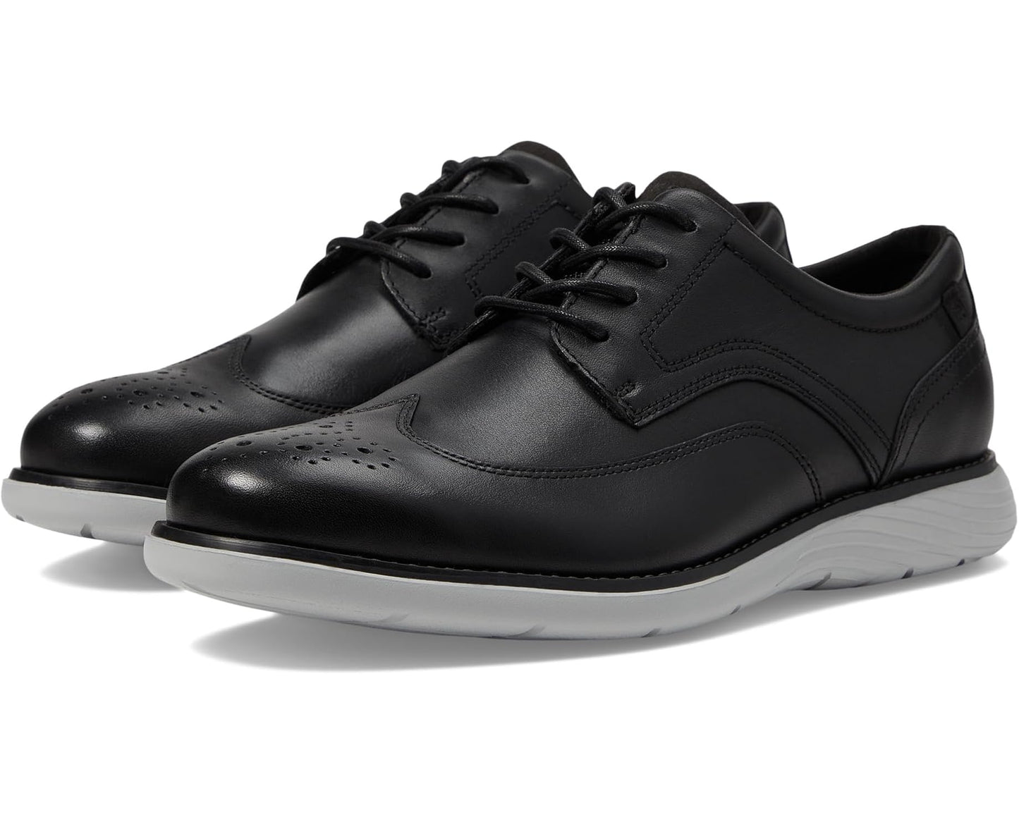 Men's Rockport Garett Wing Tip Black/Vapor