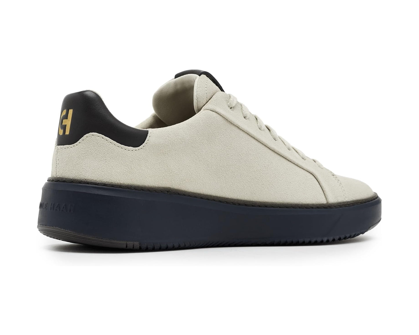 Men's Cole Haan Grandpro Topspin Sneaker Silver Birch Suede/Raven/Midnight Moon