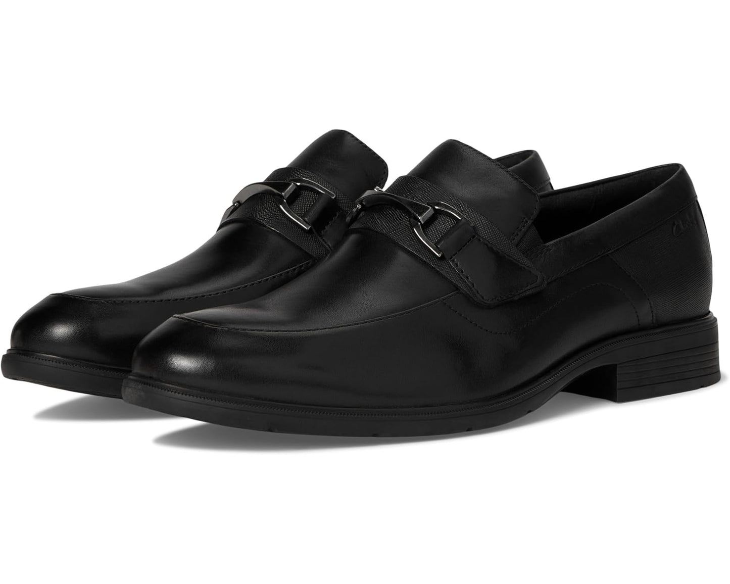 Men's Clarks Steadwell Bit Black Leather