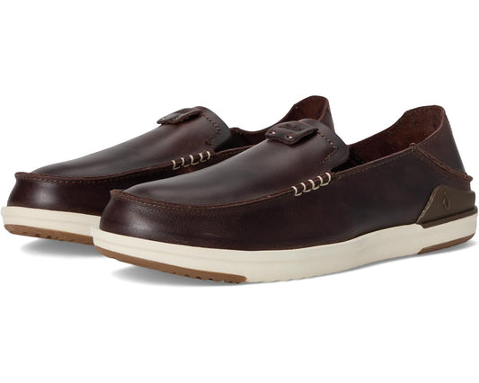 Men's OluKai Kakaha Dark Java/Dark Java