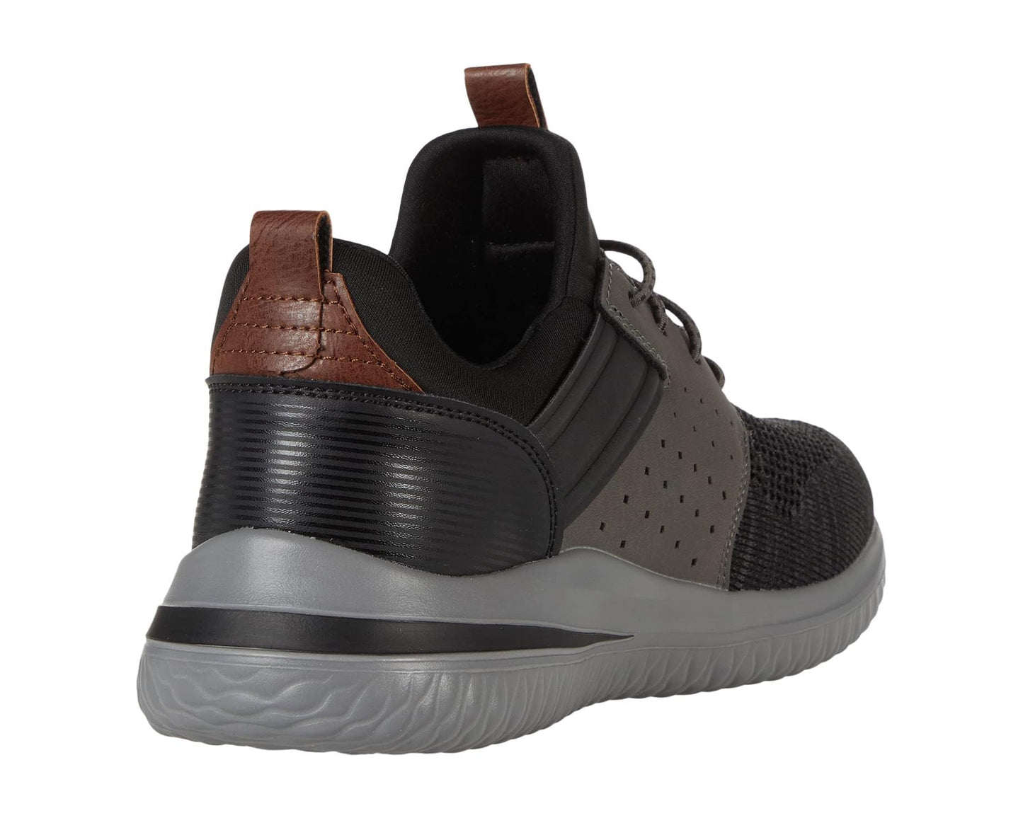 Men's SKECHERS Delson 3.0 - Cicada Black/Gray
