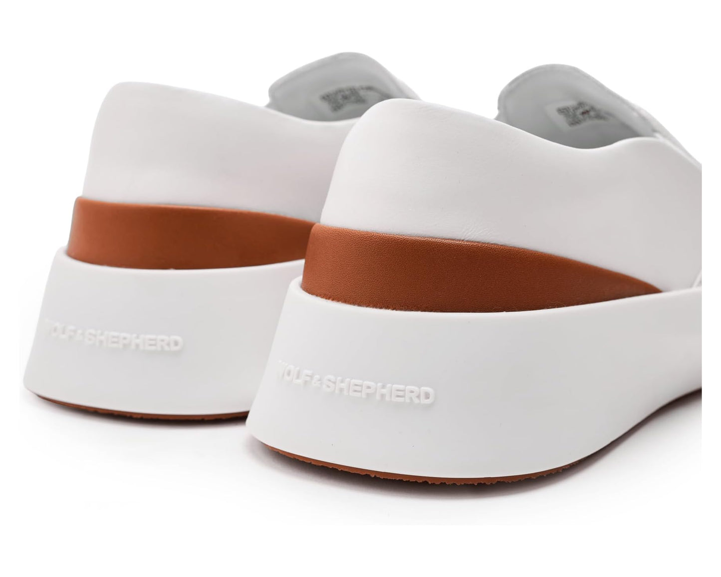 Unisex Wolf & Shepherd Cruise Slip-On White