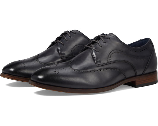 Men's Stacy Adams Brayden Wing Tip Lace-Up Gray
