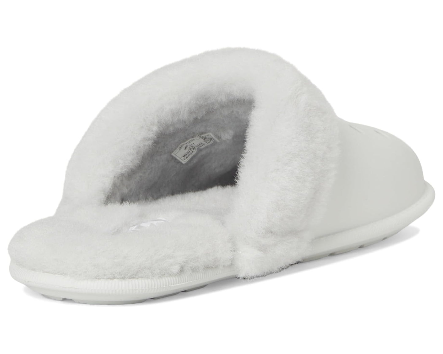 Unisex Crocs Classic Fuzz Scuff Slippers Moonlight