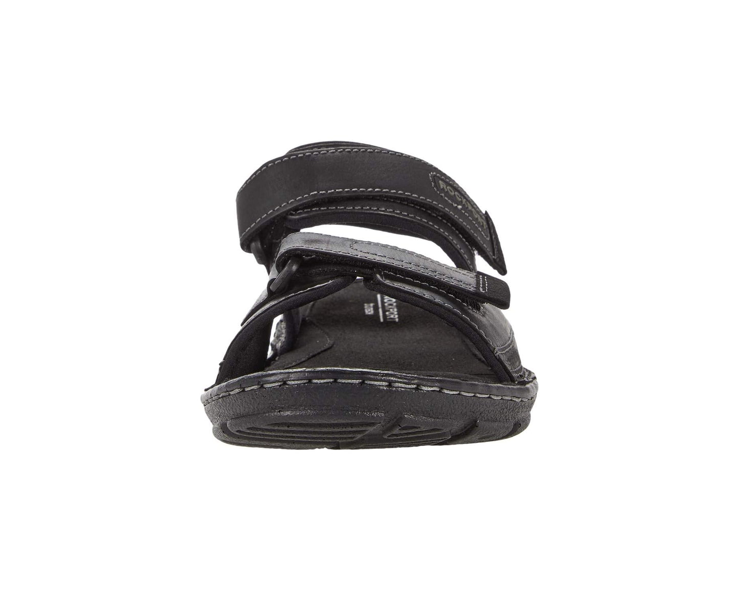 Men's Rockport Darwyn Quarter Strap Black Leather II