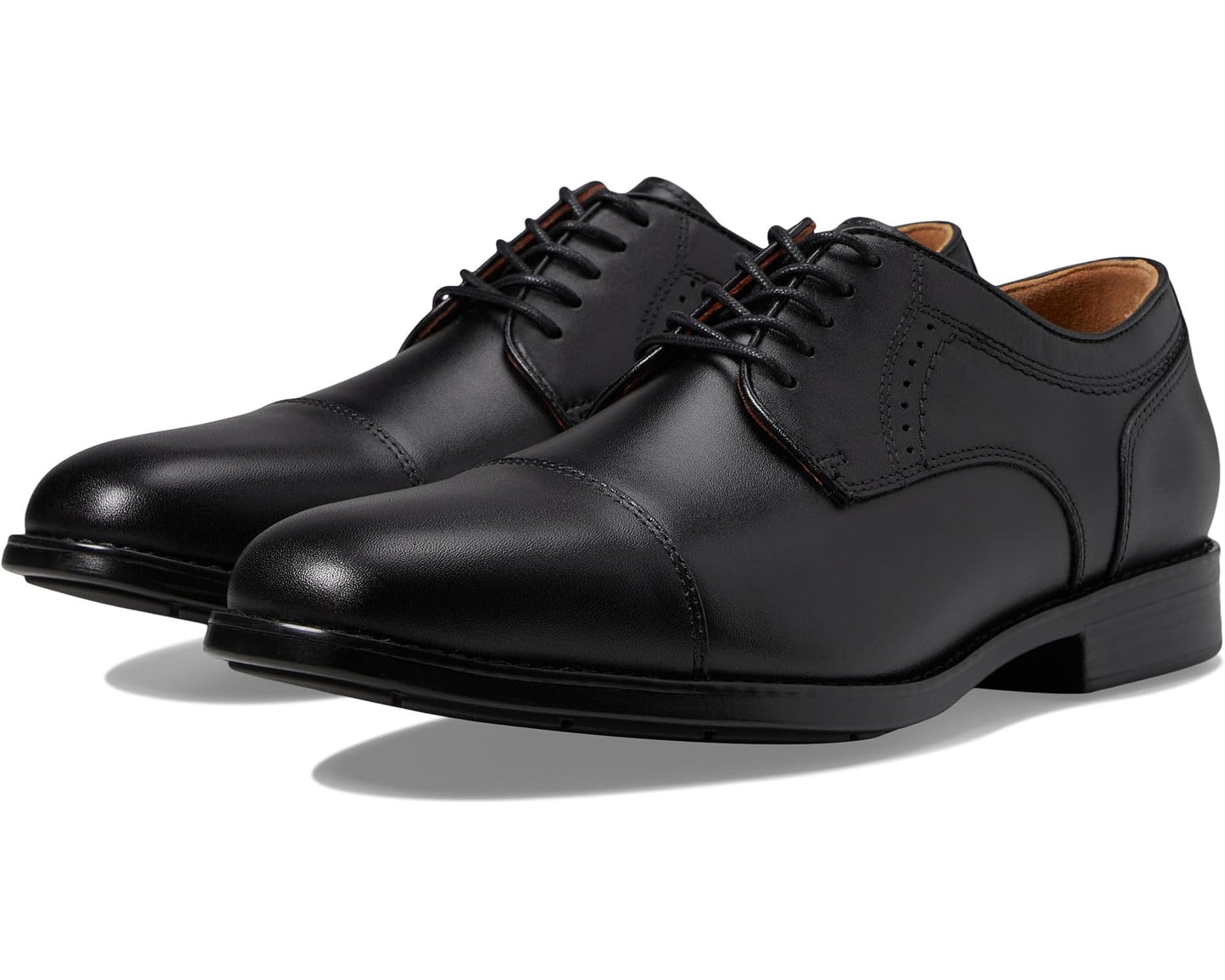 Men's Johnston & Murphy Waterproof XC4® Branning Cap Dress Cap Toe Oxford Black Waterproof Calfskin