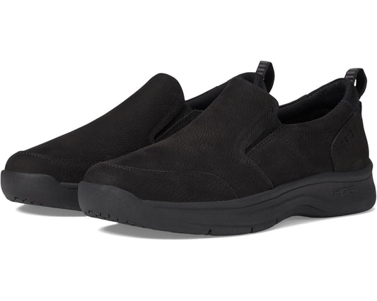 Men's Nunn Bush MAC Moccasin Toe Slip-On Black