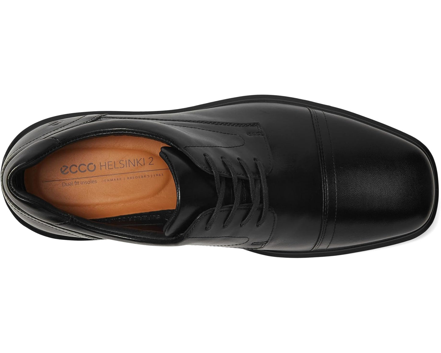 Men's ECCO Helsinki 2.0 Cap Toe Tie Oxford Black