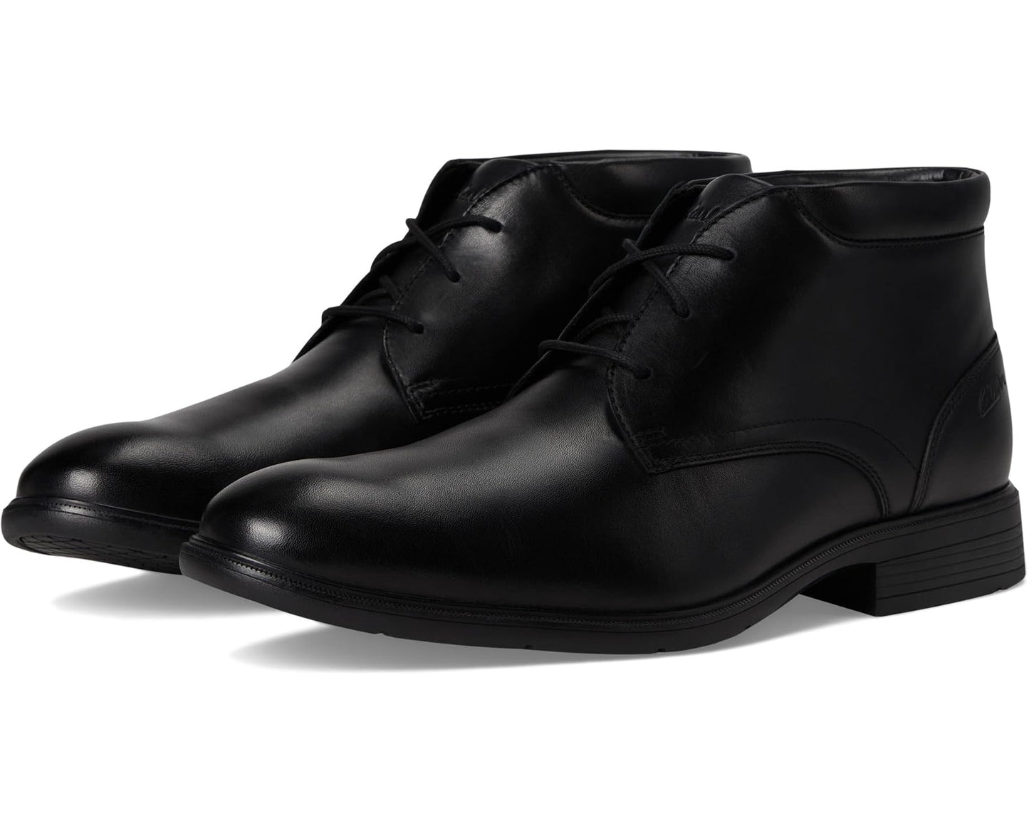 Men's Clarks Steadwell Mid Black Leather