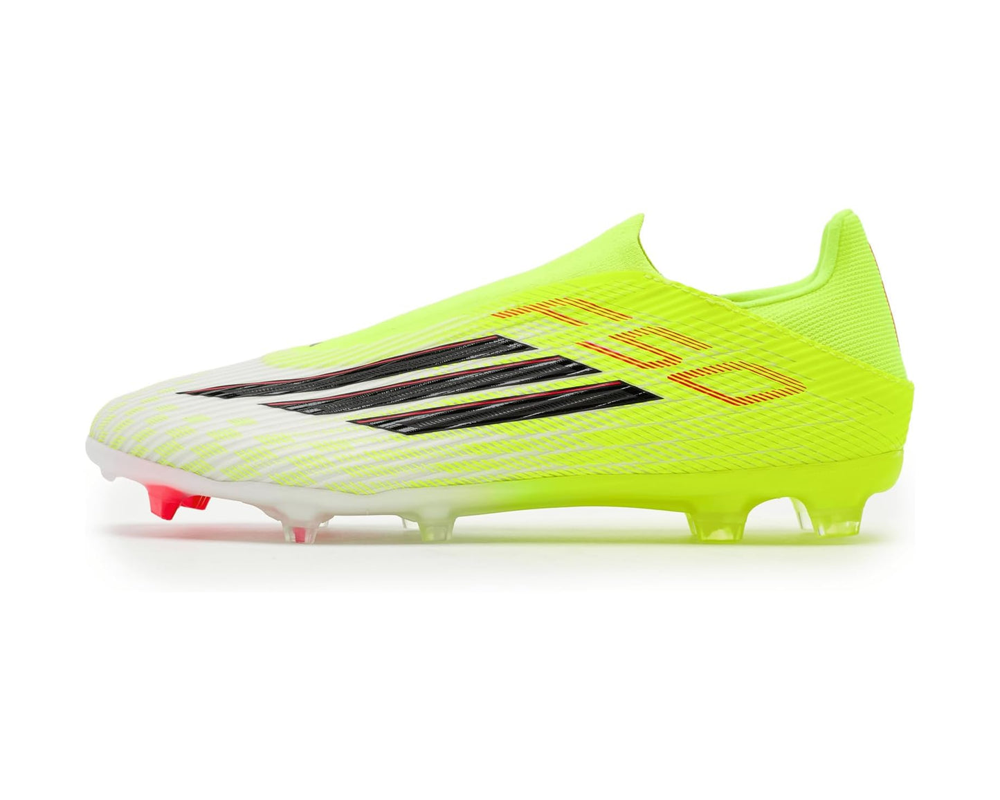 Unisex adidas F50 League Ll Fg/Mg Soccer Cleats Team Solar Yellow/Black/Lucid Red