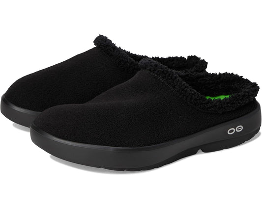 Men's OOFOS OOcoozie Mule Black