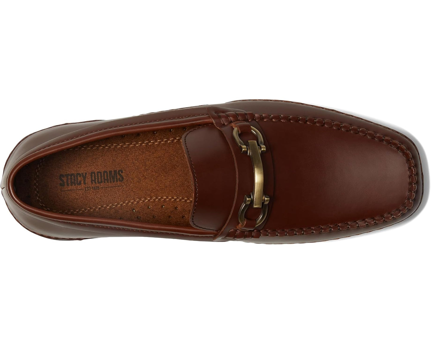 Men's Stacy Adams Delano Moc Toe Slip-On Brown