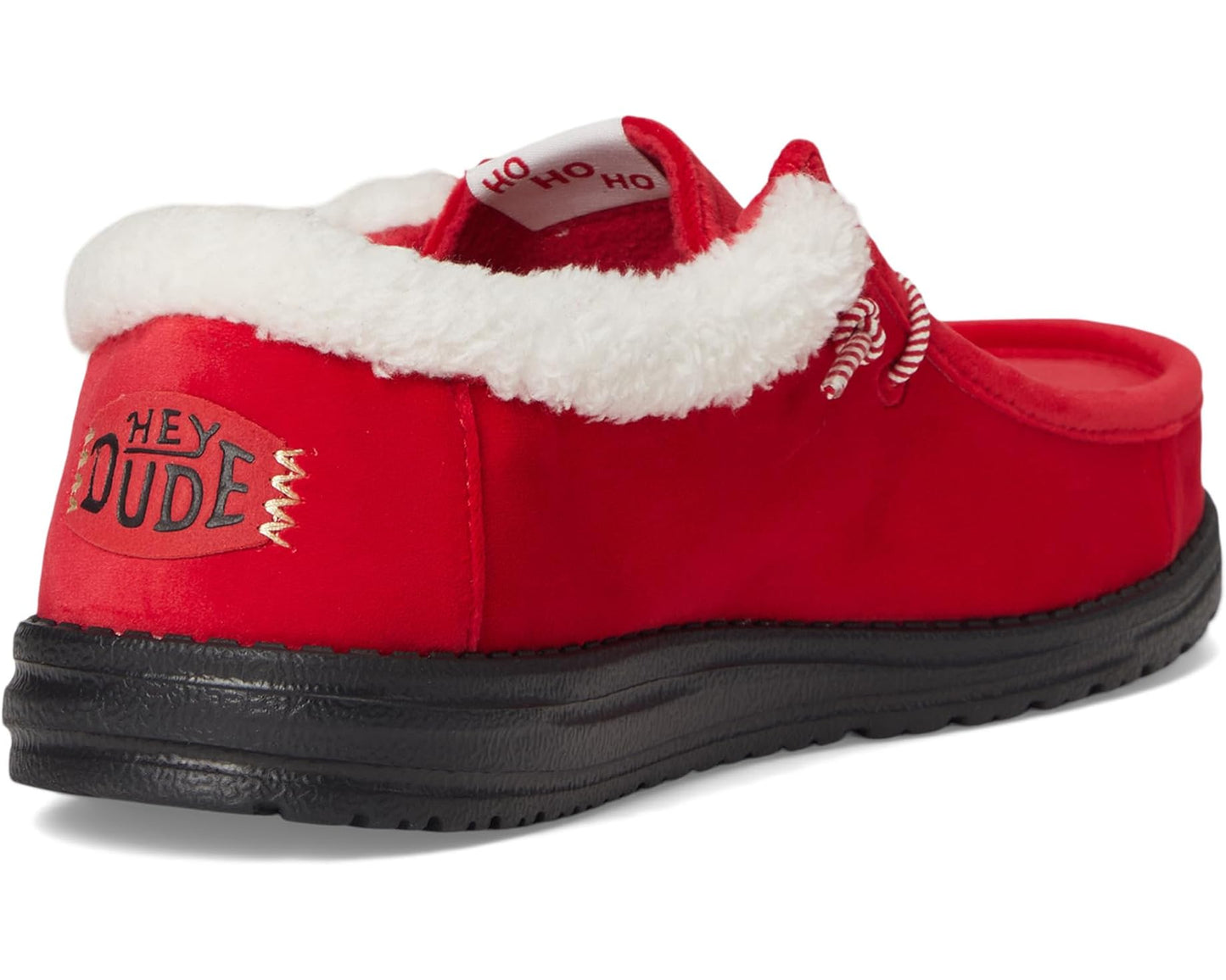 Men's Hey Dude Wally Santa Claus Red