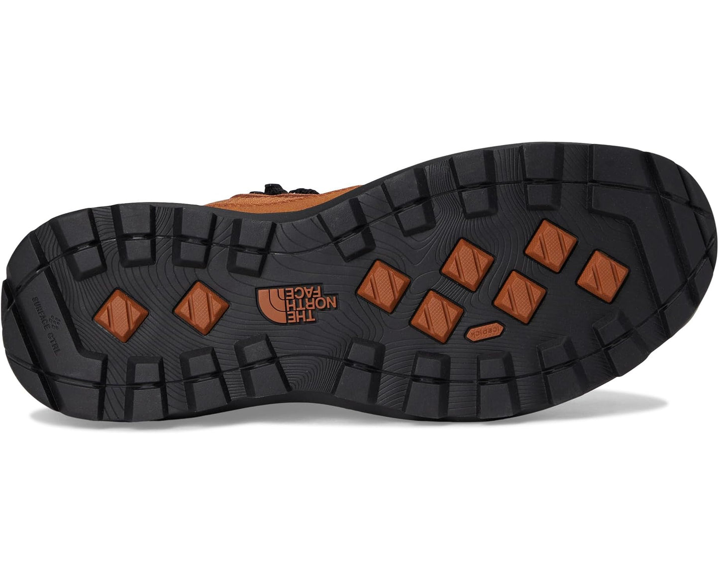 Men's The North Face Bergen Mid WP Burnt Umber/TNF Black