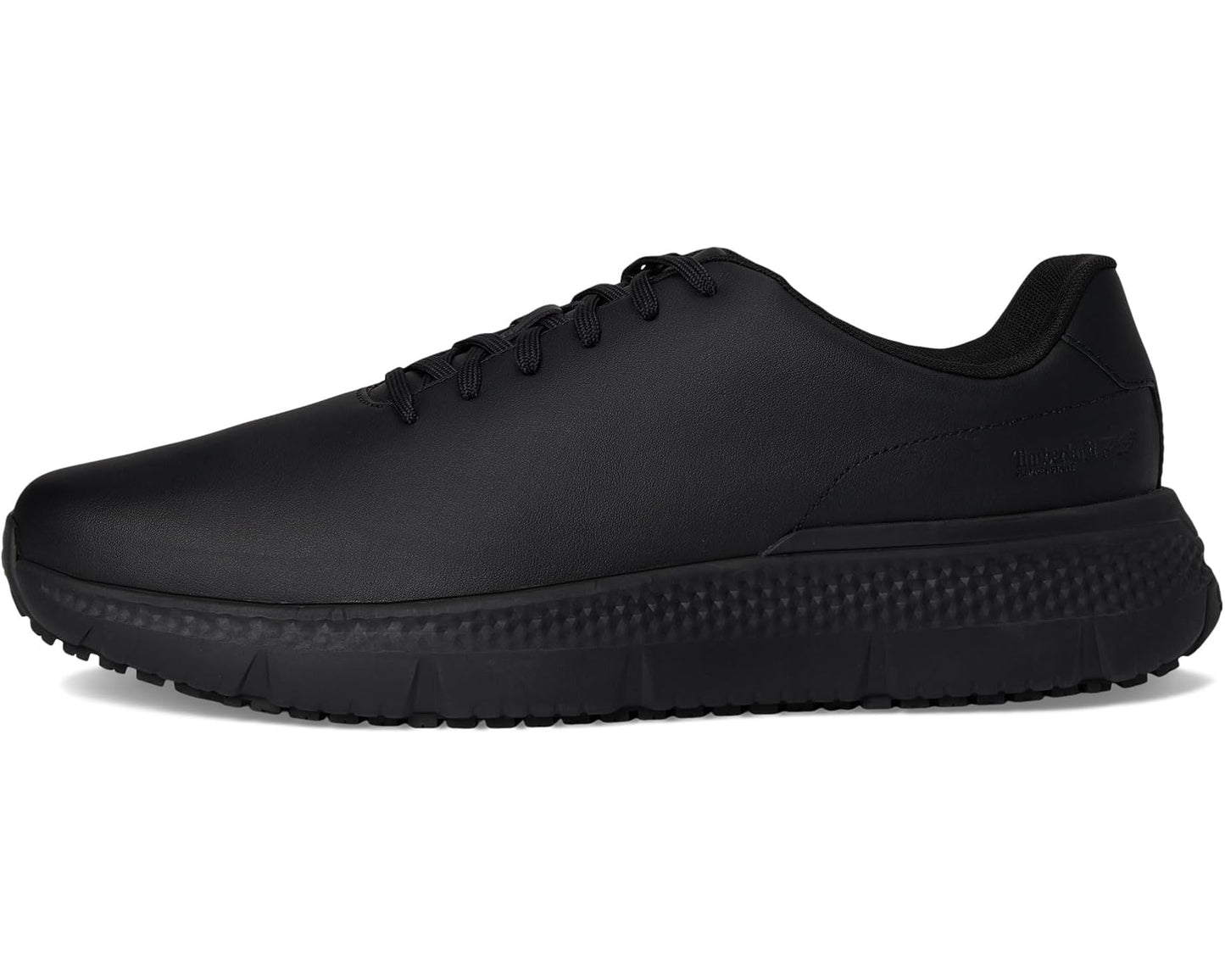 Men's Timberland PRO Power Shift Leather Soft Toe Gripmax Slip Resistant Black Leather