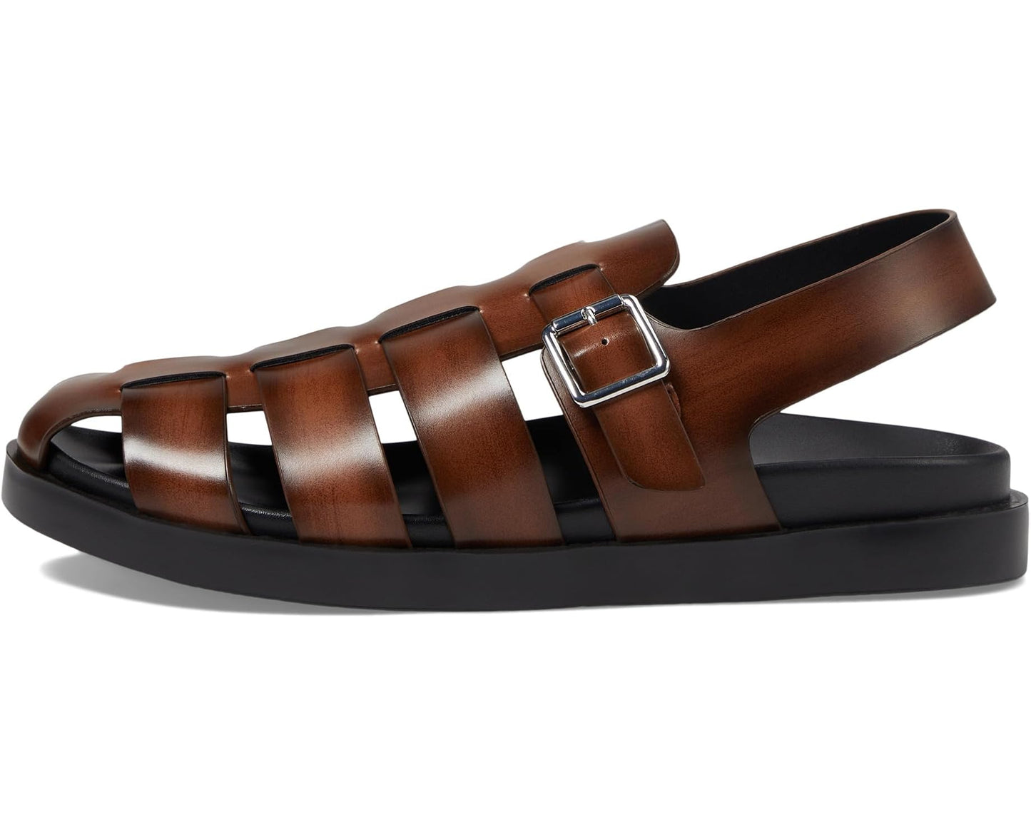 Men's Stacy Adams Montego Slingback Buckle Sandal Cognac