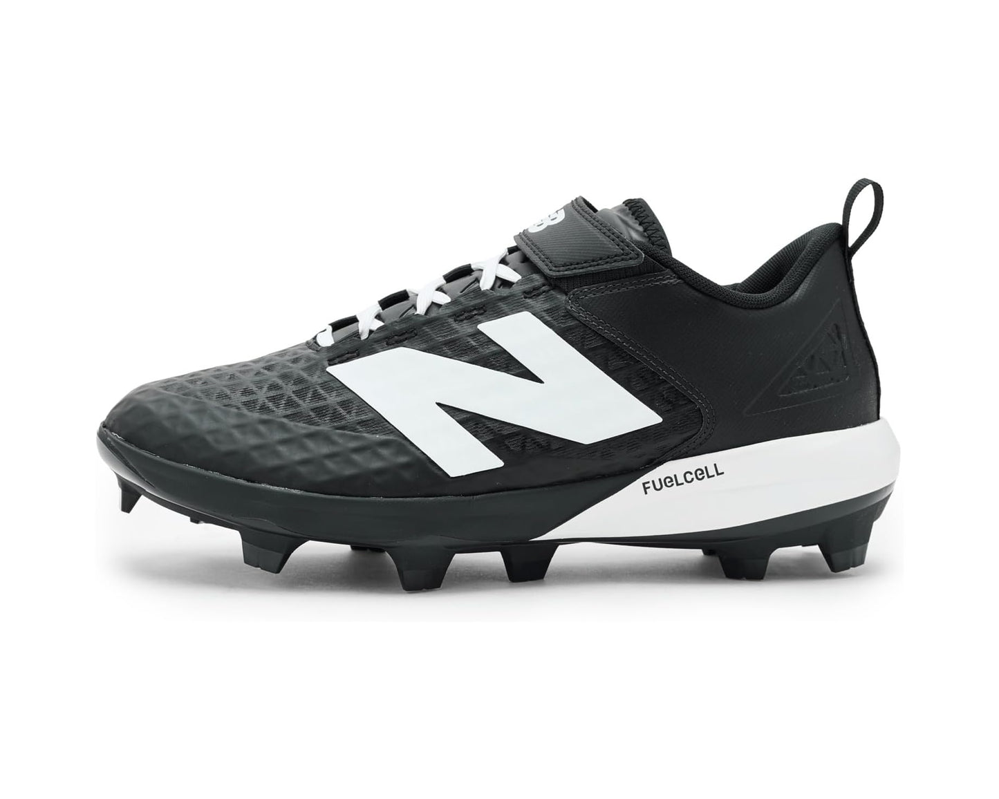 Men's New Balance Fuelcell 4040 V8 Molded Baseball Cleats Black/White