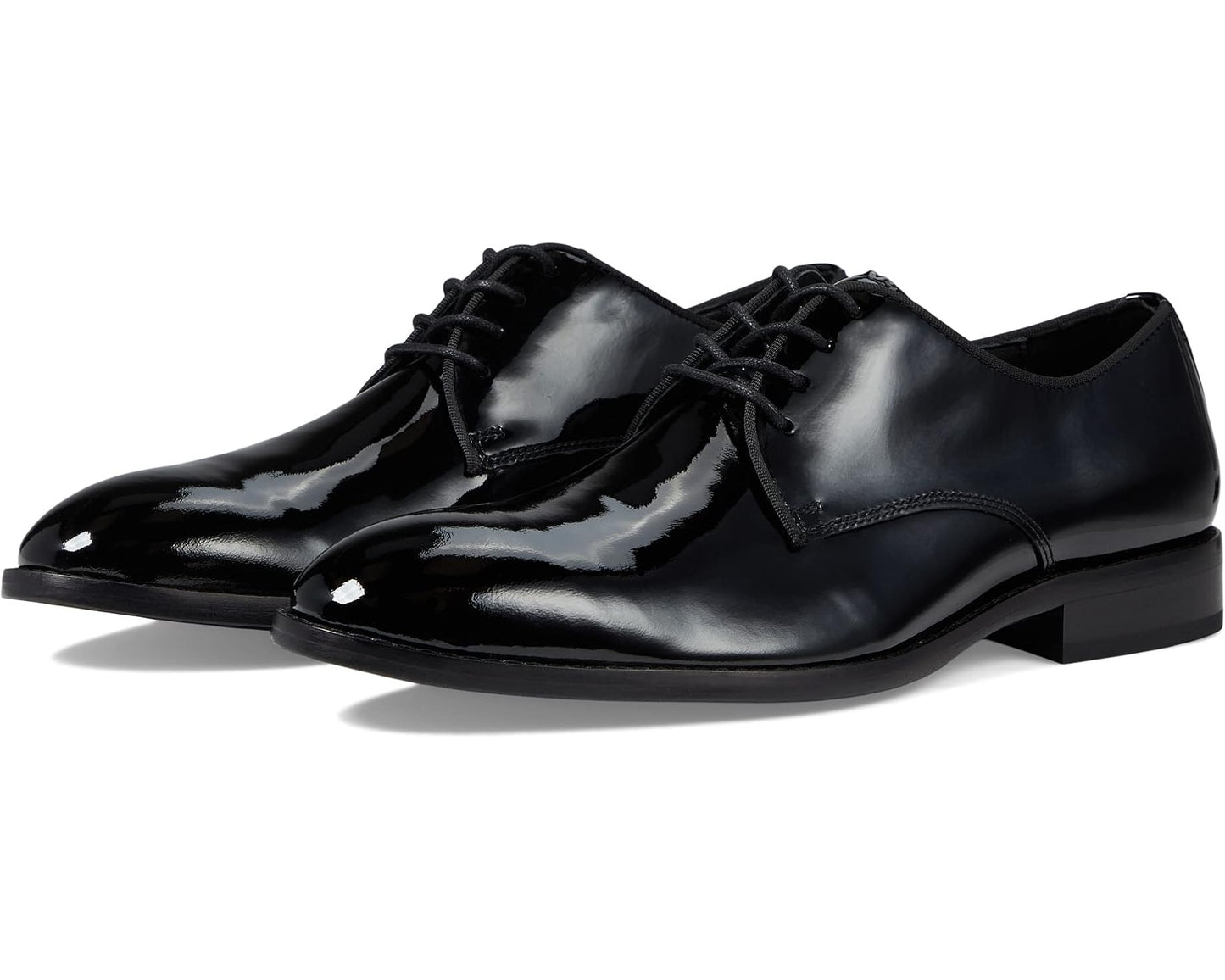 Men's Johnston & Murphy Gavney Plain Toe Black Patent