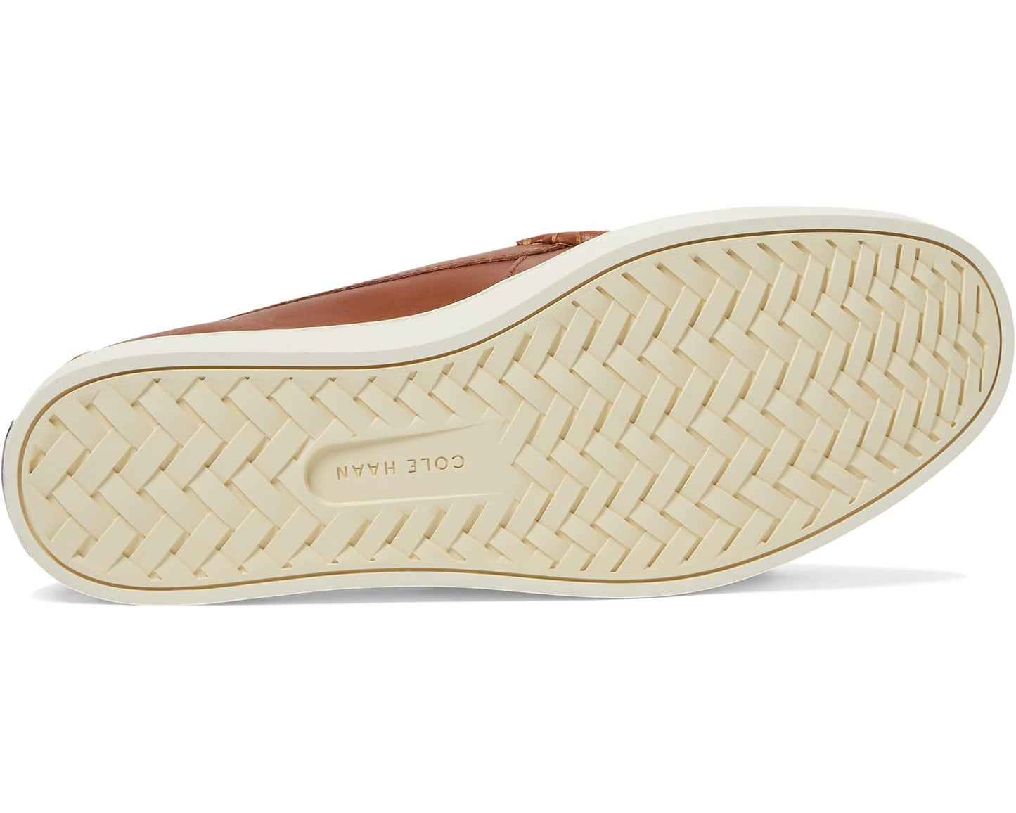 Men's Cole Haan Pinch Weekender Penny Textured British Tan/Ivory