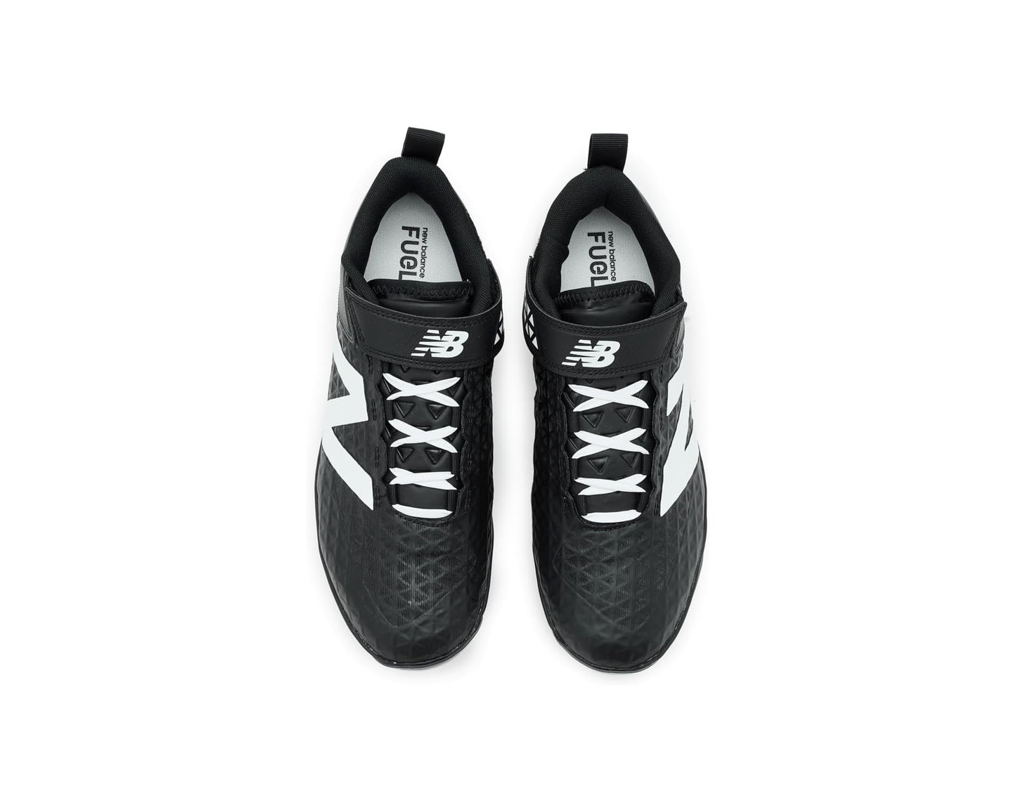 Men's New Balance Fuelcell 4040 V8 Molded Baseball Cleats Black/White