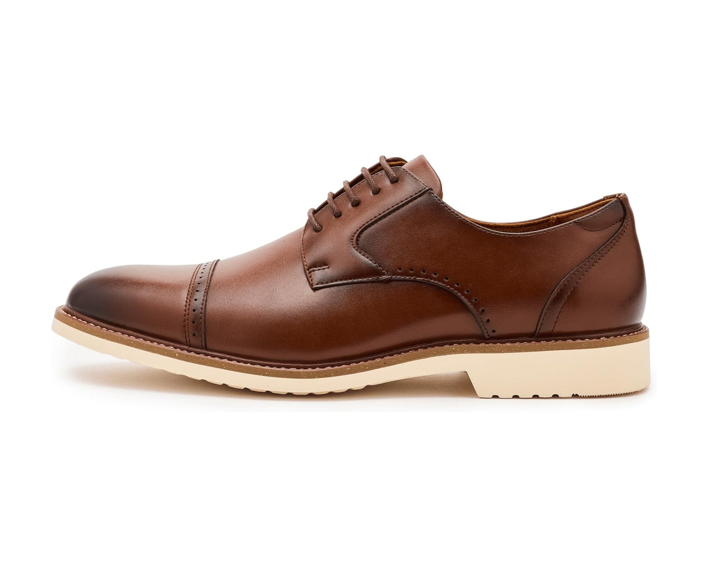 Men's Stacy Adams Vogel Cap Toe Oxford Cognac