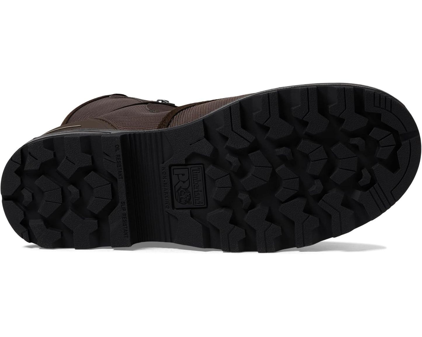 Men's Timberland PRO Magnitude BOA 8 Inch Composite Safety Toe Waterproof Puncture Resistant Brown
