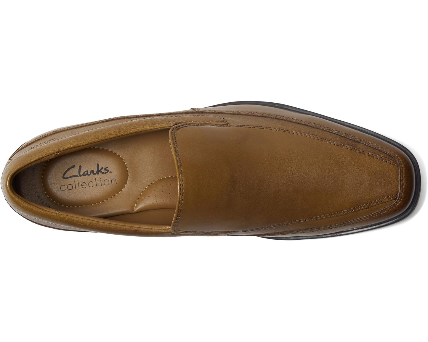 Men's Clarks Tilden Free Dark Tan Leather