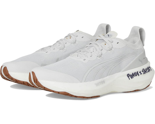 Men's PUMA Foreverrun Nitro 2 Saysky Running Shoes Feather Gray/Flat Light Gray
