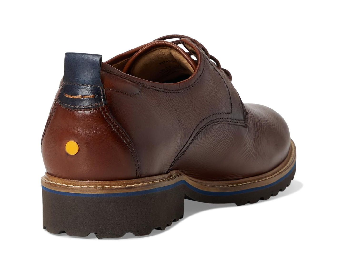 Men's Samuel Hubbard Featherlight Founder Oxford Brown Tumbled Leather