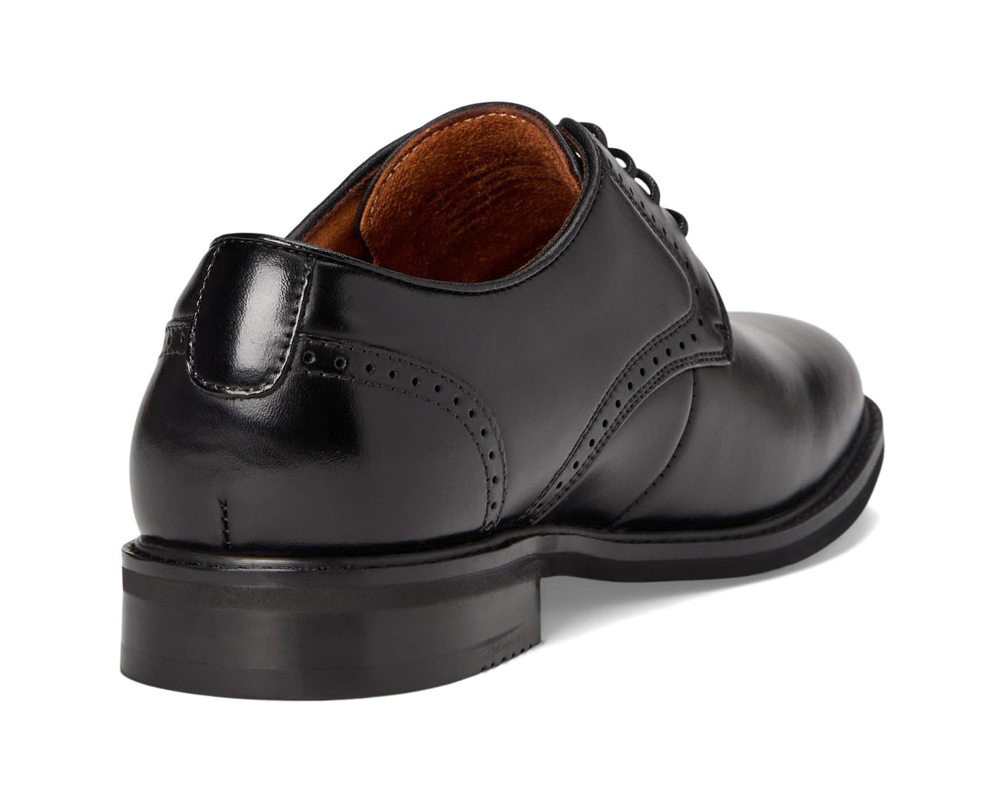 Men's Stacy Adams Benson Plain Toe Lace-Up Black