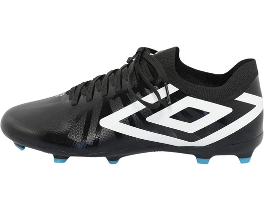 Men's Umbro Velocita 6 Premier Black/White/Cyan Blue