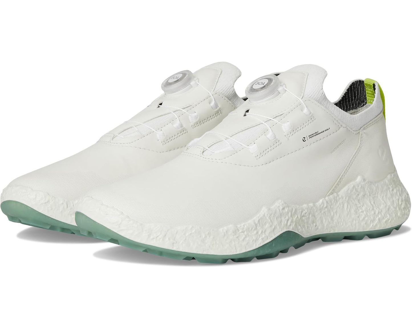 Men's ECCO Golf BIOM Hybrid 5 BOA Waterproof Golf Shoe White