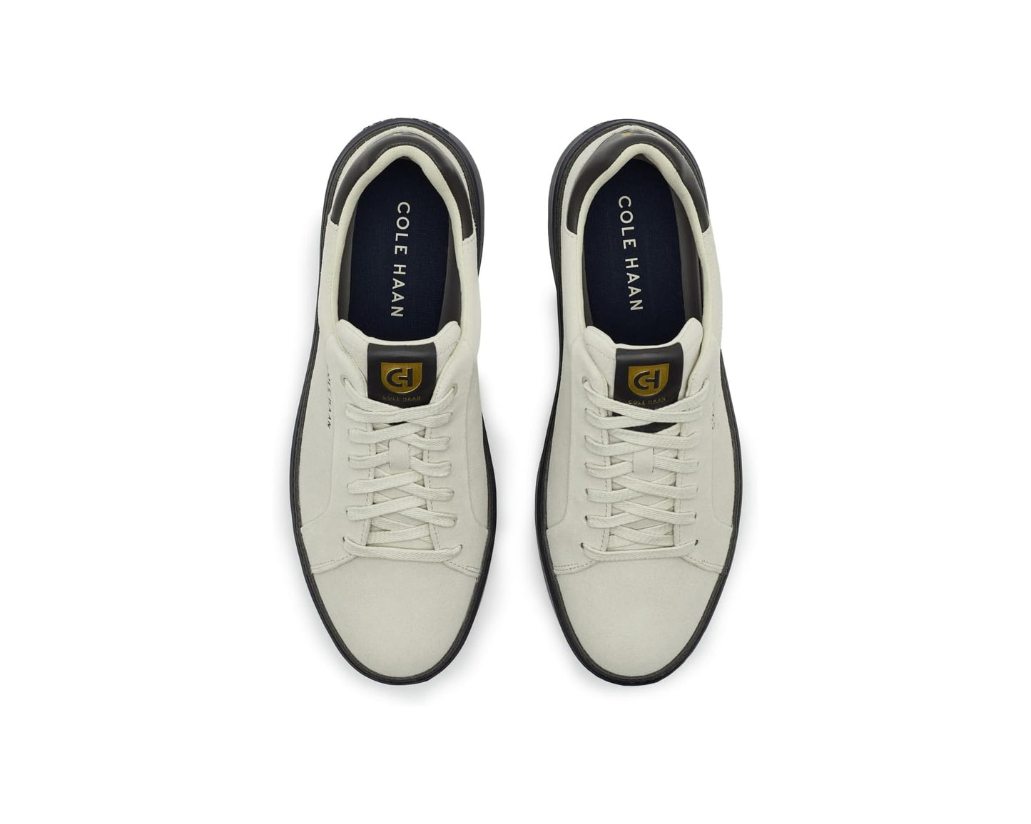 Men's Cole Haan Grandpro Topspin Sneaker Silver Birch Suede/Raven/Midnight Moon