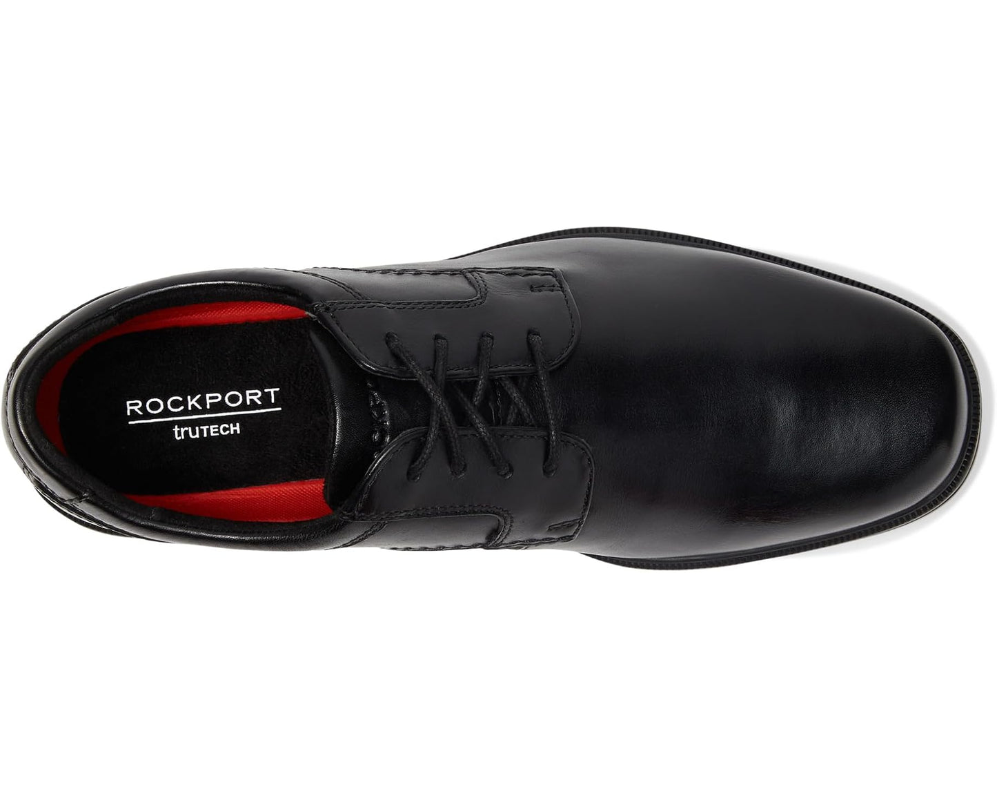 Men's Rockport Taylor Waterproof Plain Toe Black